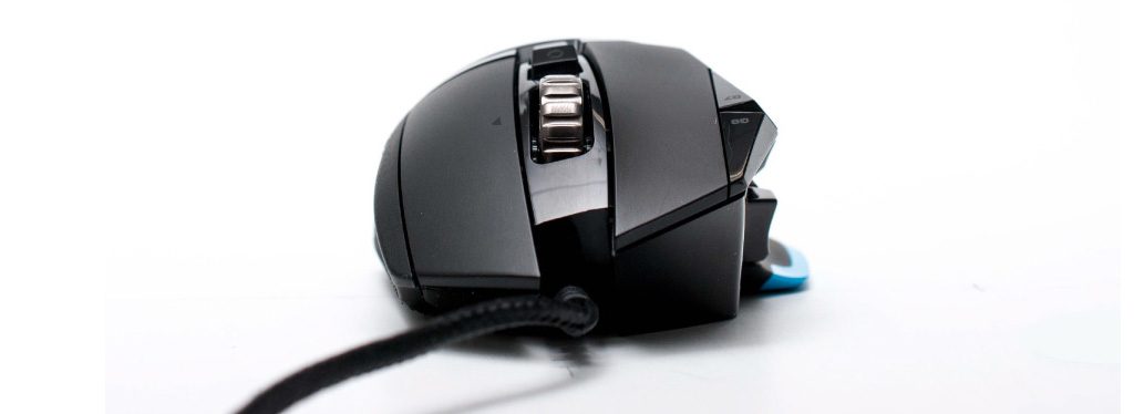 Foto frontale del mouse gaming LOGITECH G 502 