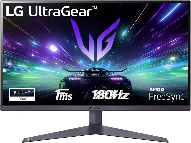 LG UltraGear 27GS50F
Monitor da gaming da 27" FHD (1920x1080)
180 Hz, 1 ms, AMD FreeSync, HDR 10, HDMI 1.4, DisplayPort 1.2, uscita cuffie, Flicker Safe, nero