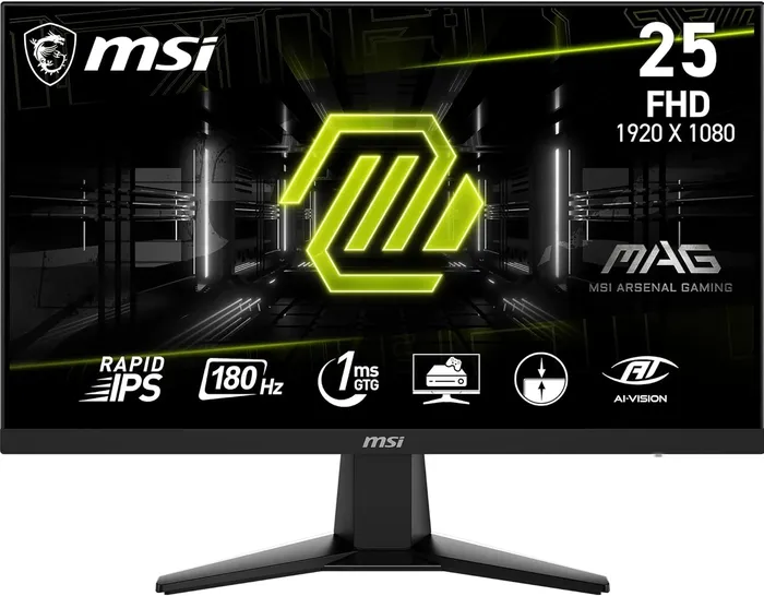MSI MAG 256F Monitor Gaming 24,5" FHD - Pannello IPS Rapid 