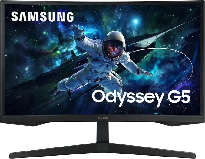 Samsung Odyssey G5 S27CG554 monitor gaming curvo 27 pollici QHD 165Hz VA