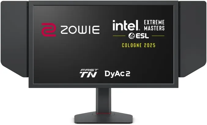 Monitor gaming BenQ ZOWIE XL2586X+ 24.1 pollici Fast TN 600Hz con tecnologia DyAc2 e Vivid Color Film per eSports