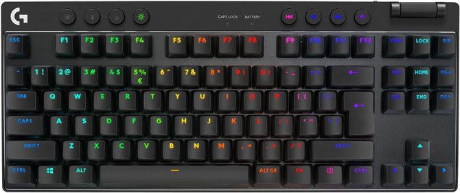 Fotografia della Logitech G Pro X Keyboard una delle tastiere gaming migliori sul mercato
