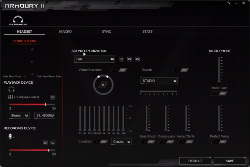ASUS Armory 2 software