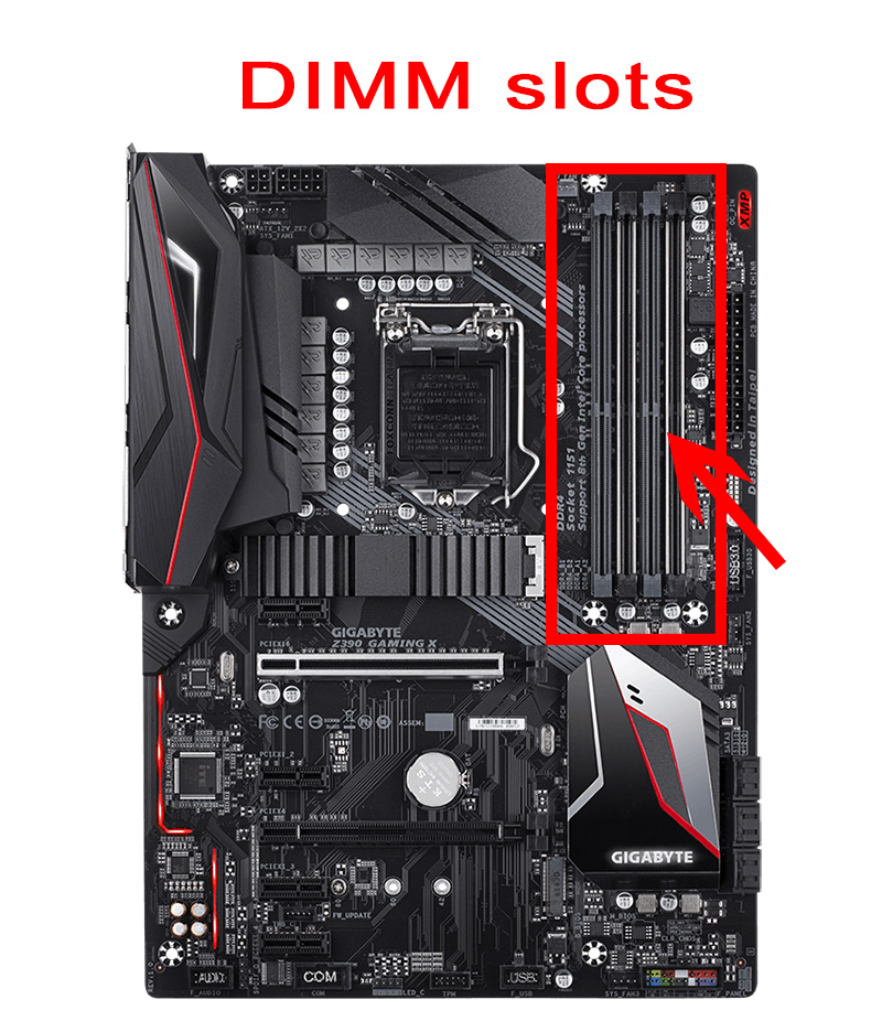 Dimm slots RAM