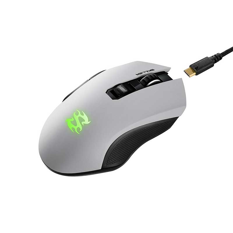 Sharkoon SGM3 mouse gaming wireless bianco ricaricabile