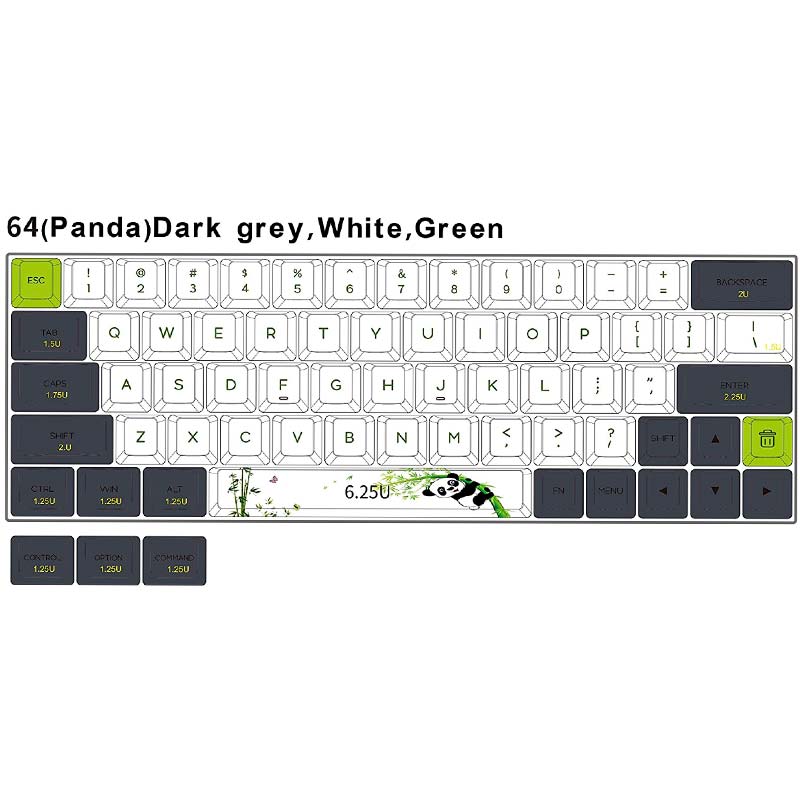 EPOMAKER SKYLOONG SK64 64 Keys Hot Swappable Mechanical Keyboard with RGB Backlit, PBT Keycaps