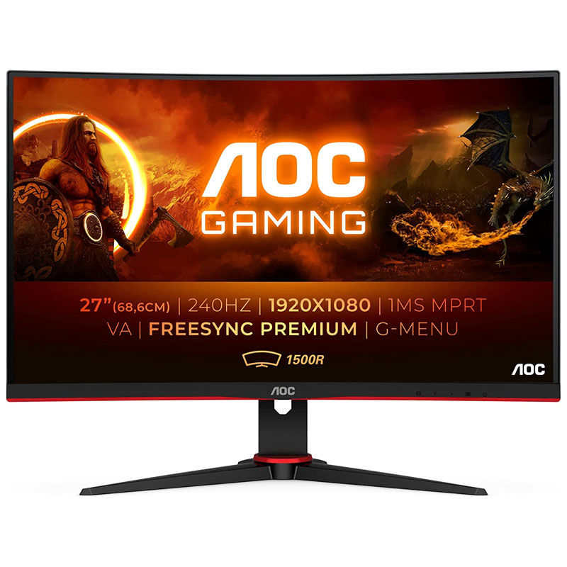 AOC Gaming C27G2ZE Monitor curvo FHD da 27 pollici 240 Hz