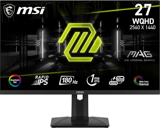  Monitor gaming MSI MAG 274QRF QD QHD con alta risoluzione, frequenza di aggiornamento elevata e tempo di risposta rapido