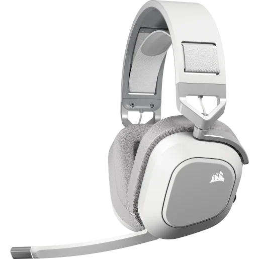 CORSAIR HS80 MAX WIRELESS Gaming Headset, White (EU)
