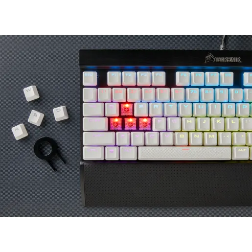 CORSAIR GAMING PBT Double-shot Keycaps Full 104/105-Keyset - White