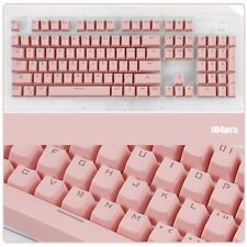 Kanyka 104 Keycaps，traslucidi a doppio colpo ABS Pudding Keycaps Keyset ，Subl...