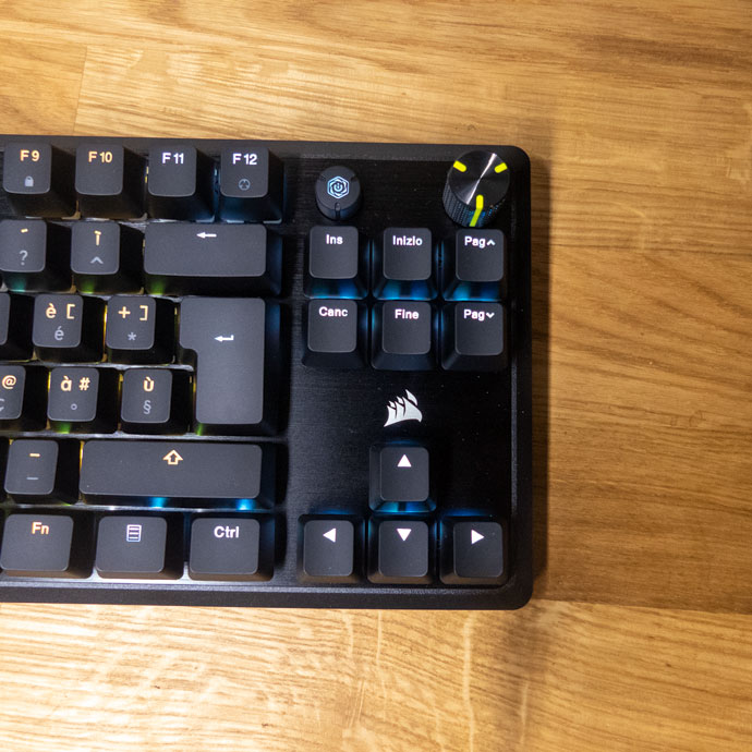 recensione corsair k70 core tkl 3