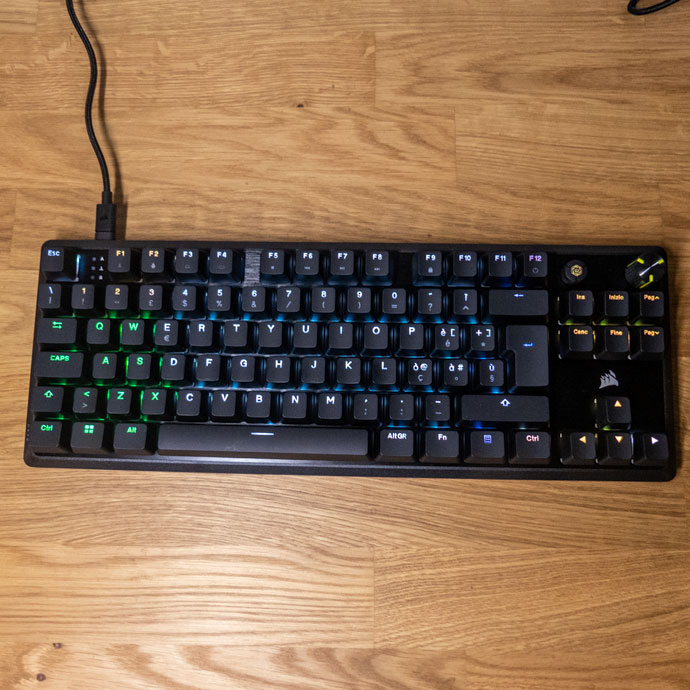 recensione corsair k70 core tkl