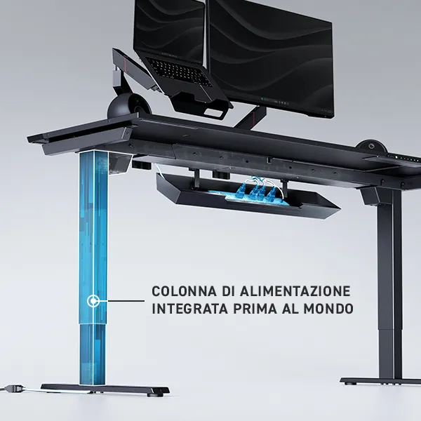 secretlab magnus evo colonna alimentazione integrata
