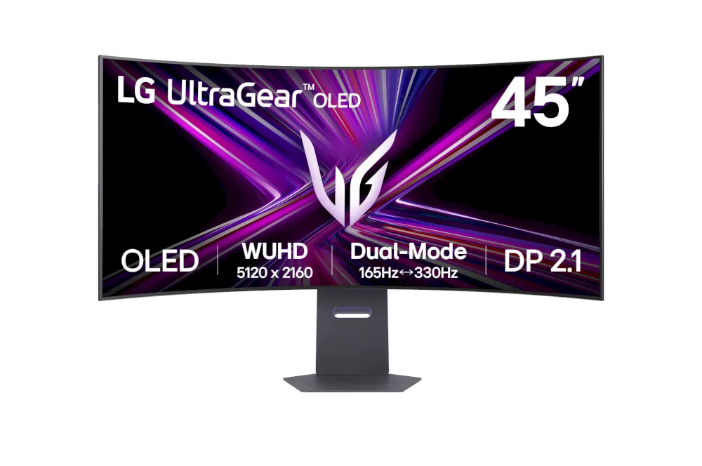 UltraGear OLED 5K2K GX9 RECENSIONE VISTA FRONTALE