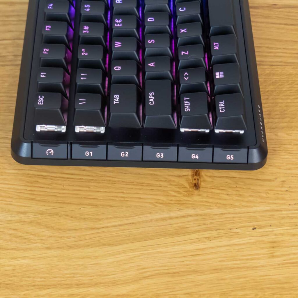 Corsair Vanguard 96: Recensione 4 Tasti macro laterali