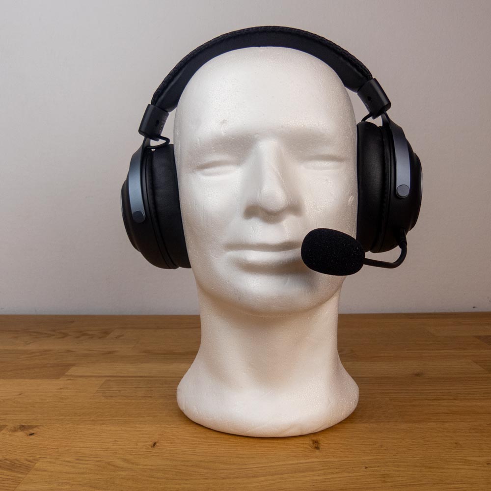 Fantech Orbita WHG07: recensione 12 Vista frontale orbita con manichino