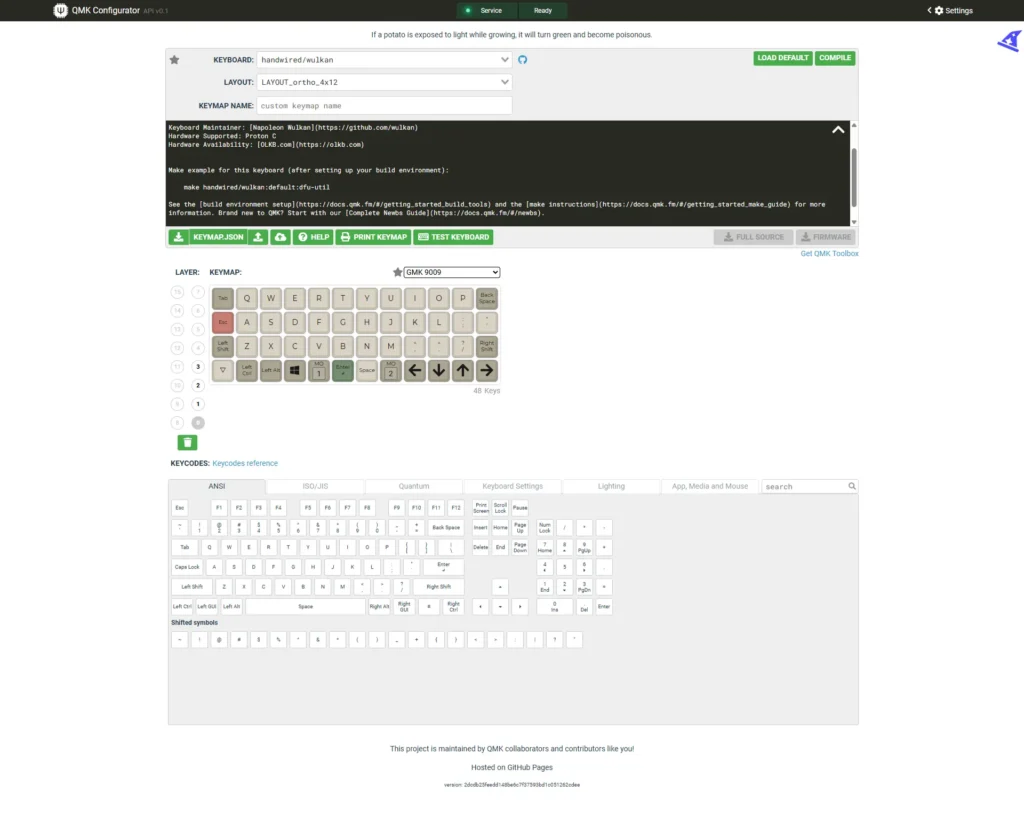QMK (Quantum Mechanical Keyboard) 1 Configuratore QMK