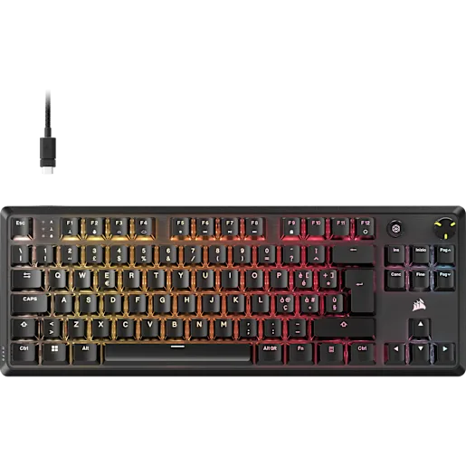 CORSAIR Tastiera gaming meccanica K70 CORE TKL RGB (IT)