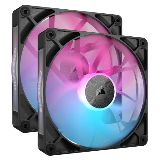 CORSAIR Starter Kit due ventole PWM da 140 mm iCUE LINK RX140 RGB