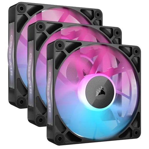 CORSAIR Starter Kit tre ventole PWM da 120 mm iCUE LINK RX120 RGB