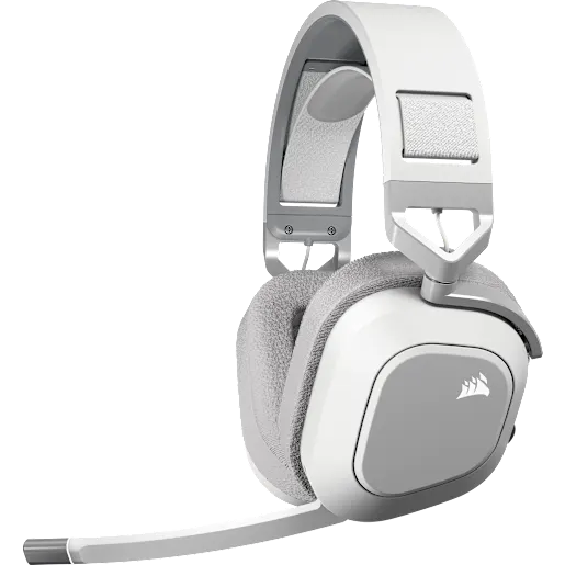CORSAIR HS80 MAX WIRELESS Gaming Headset, White (EU)